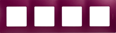 Рамка 4-постовая Legrand Etika сливовая 672564