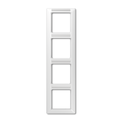 Рамка четырехместная с полем для надписи Jung AS584BFINAWW