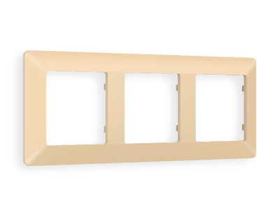 Рамка трехместная Ambrella Volt Line AF110603