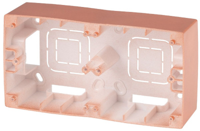 Коробка для накладного монтажа на 2 поста Эра 12-6102-14 Б0043178