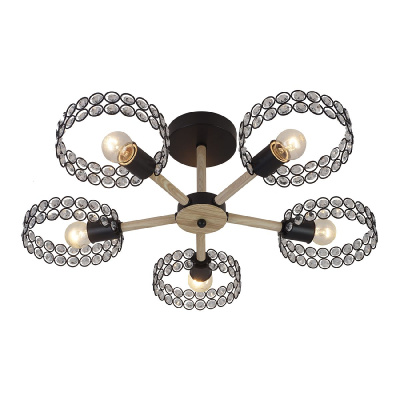 Люстра на штанге Escada Banjo 679/5P Black