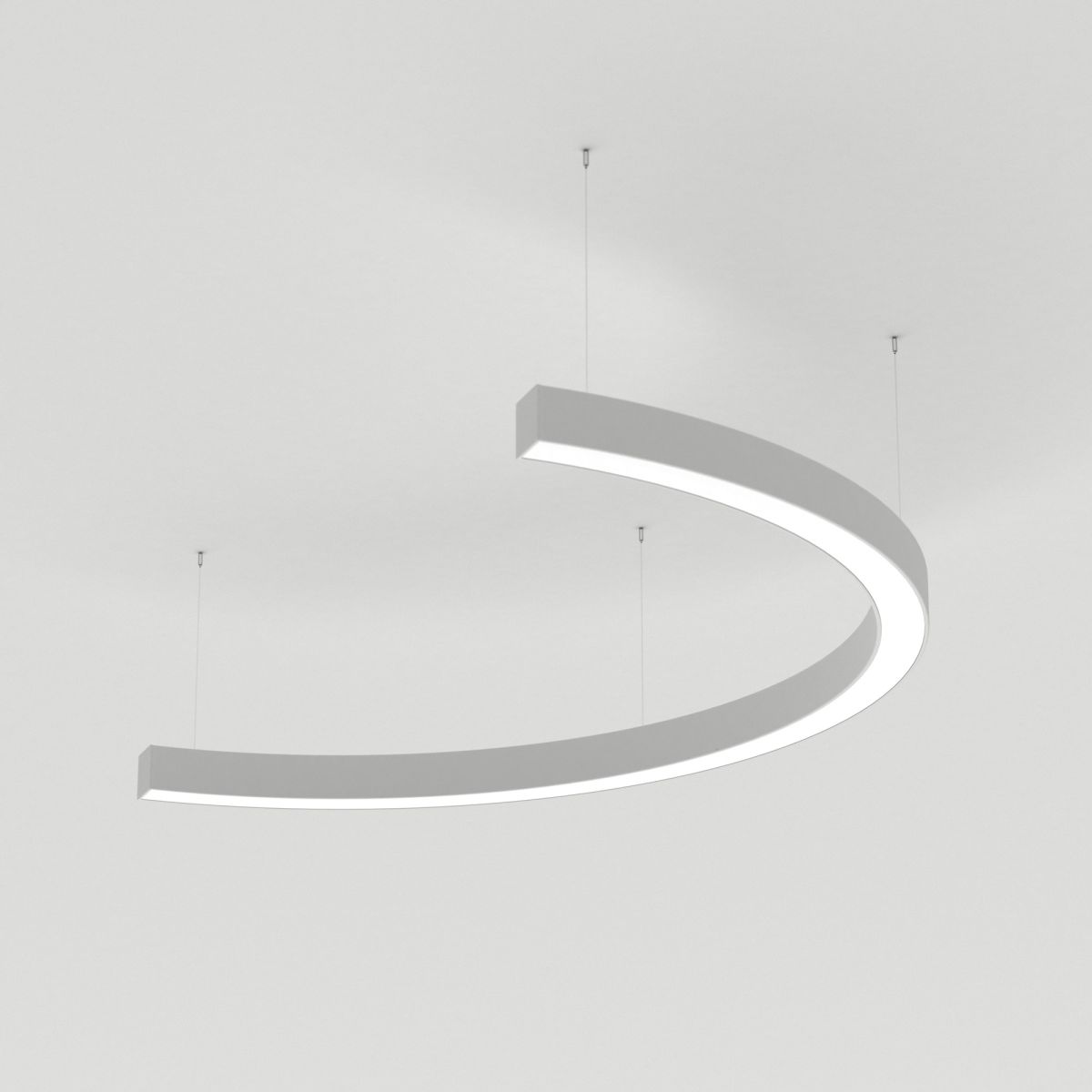 Подвесной светильник Arlight SP-LINE-HANG-ARC-C3535-D800-28W Day4000 (WHITE, 230V) (Металл) 034014(2)