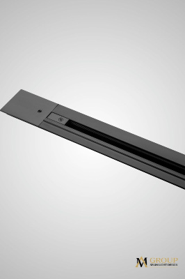 Шинопровод однофазный встраиваемый AM Group AM177V BK 1.5M