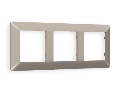 Рамка трехместная Ambrella Volt Line AF110363