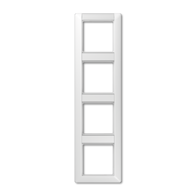 Рамка четырехместная с полем для надписи Jung AS584NAWW