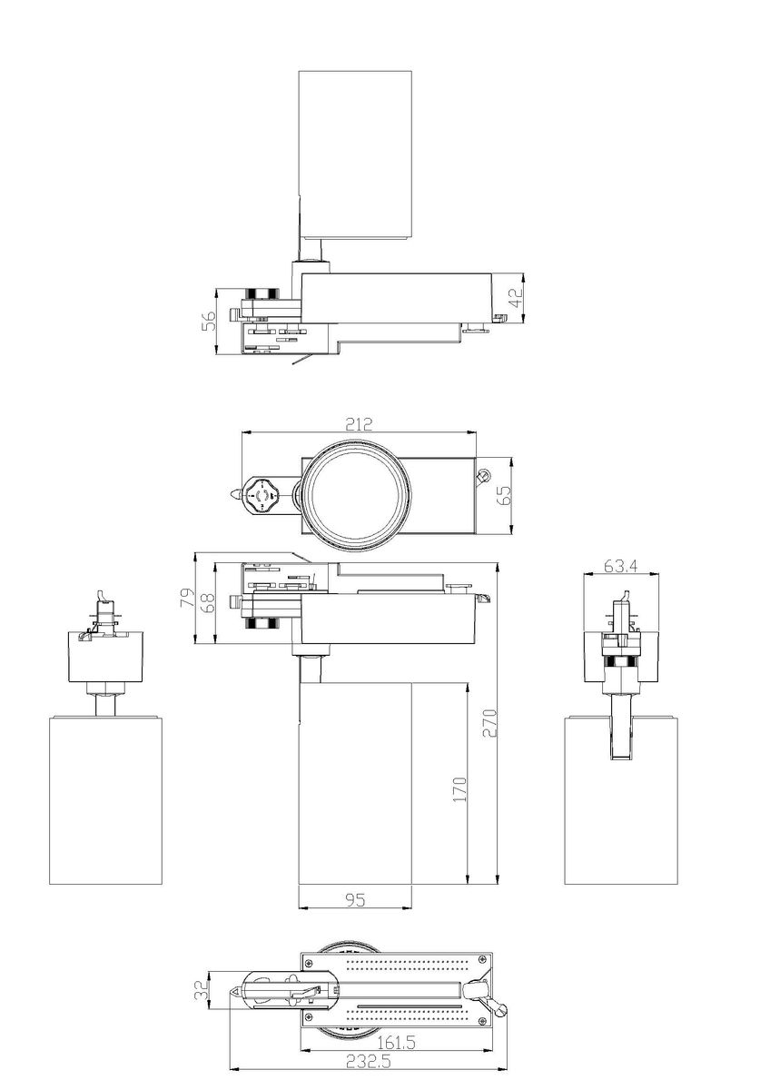 Трековый светильник ЭРА SТR-30-36-30K-W40 Б0049774