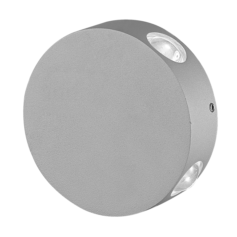 Уличный настенный светильник Uniel ULU-S42A-4x1W/4000K IP65 GREY UL-00009353
