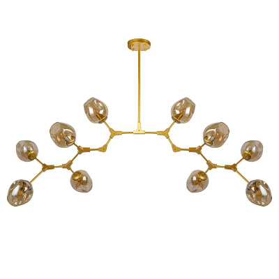 Люстра на штанге AM Group LOFT-10 GL