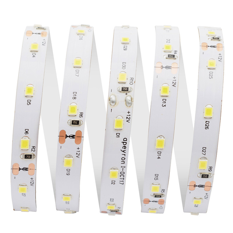 Светодиодная лента Apeyron Стандарт 12В 2835 9,6Вт/м 6500К 5м IP20 00-55