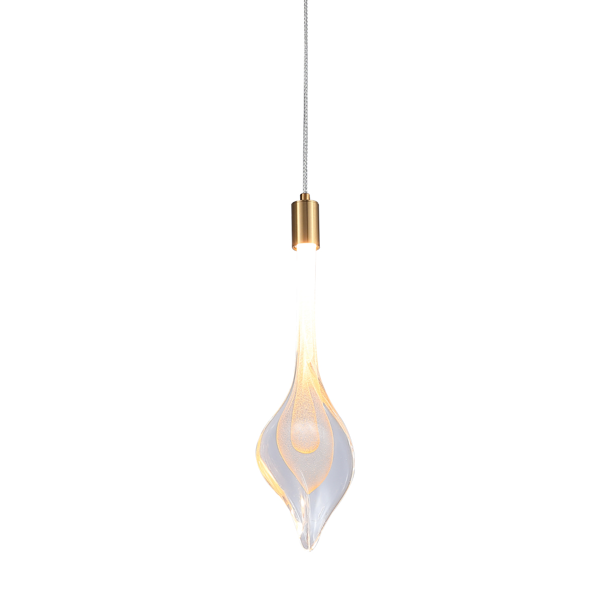 Подвесной светильник Delight Collection P98066-1 antique brass