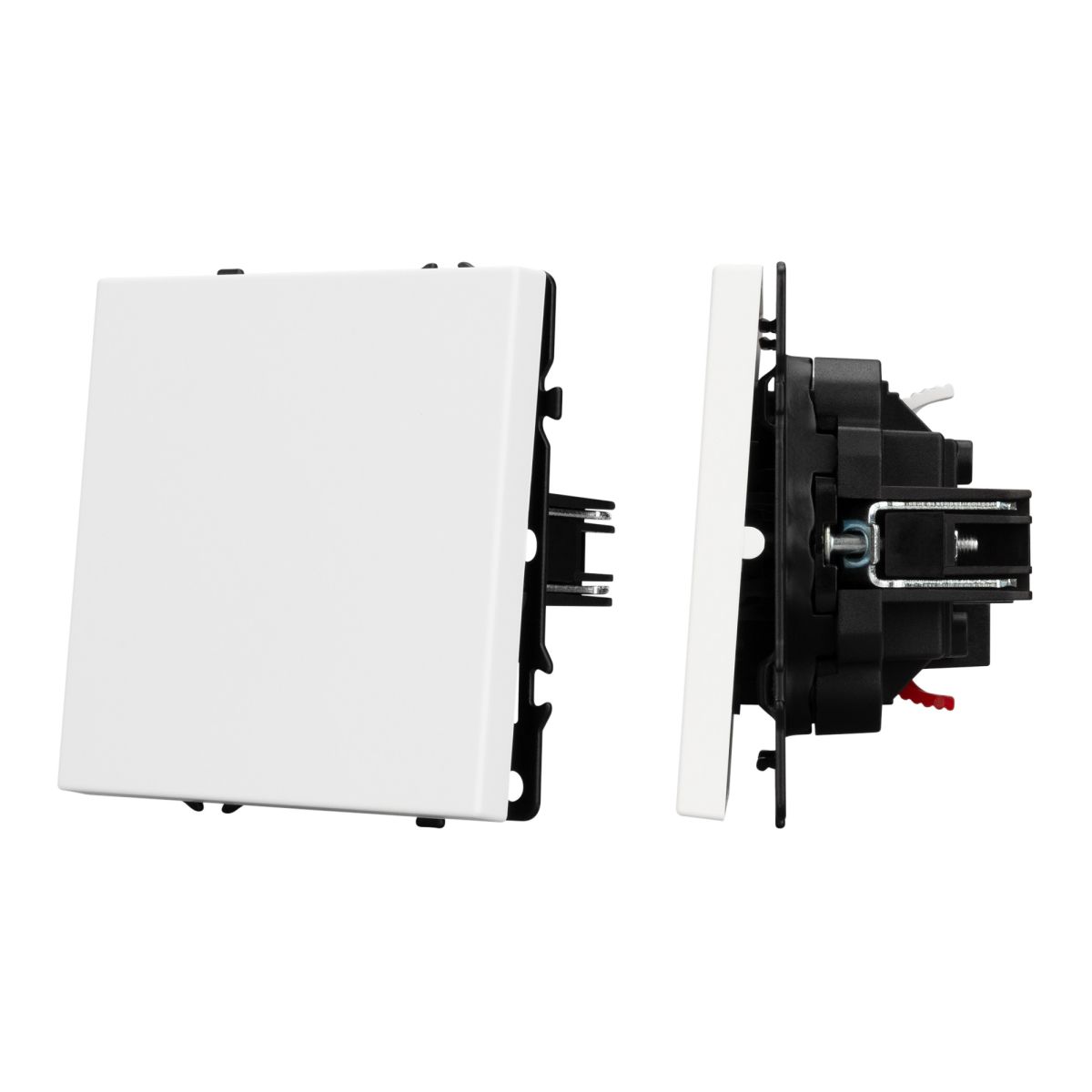 Механизм выключателя одноклавишный проходной Arlight SWT-NOBE-MKP1-SFPL-WH (230V, 10A) 054235