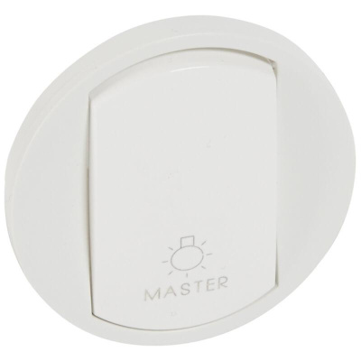 Клавиша Legrand Celiane Свет-Общее белая 068190