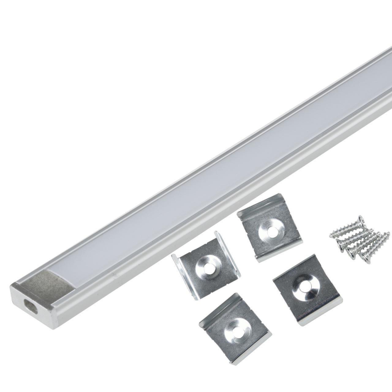 Профиль (UL-00005027) Uniel UFE-K02 Silver/Frozen 200 Polybag