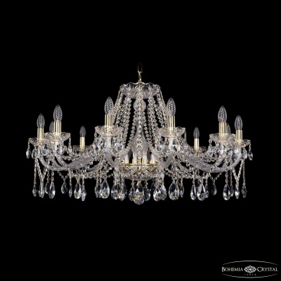 Подвесная люстра Bohemia Ivele Crystal 1413/12/360 G