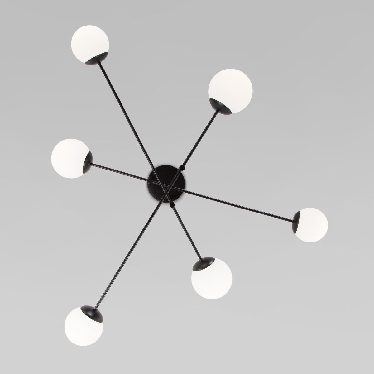 Потолочная люстра Eurosvet Netz 30181/6 черный Smart a062214