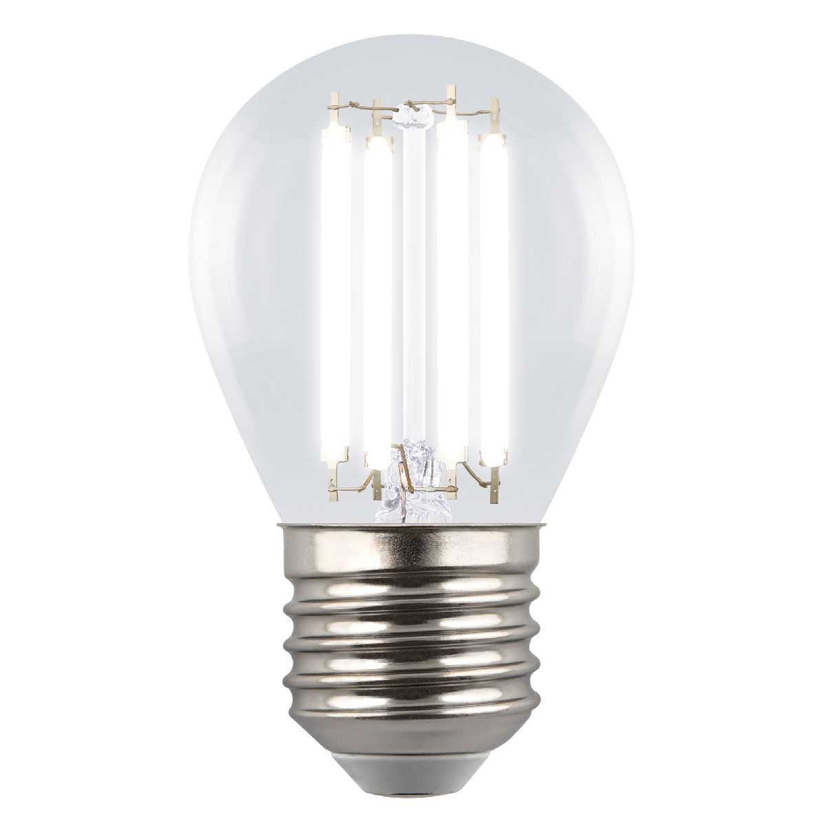 Лампа светодиодная филаментная Uniel LED-G45-4W/4000K/E27/CL GLY01TR UL-00011941