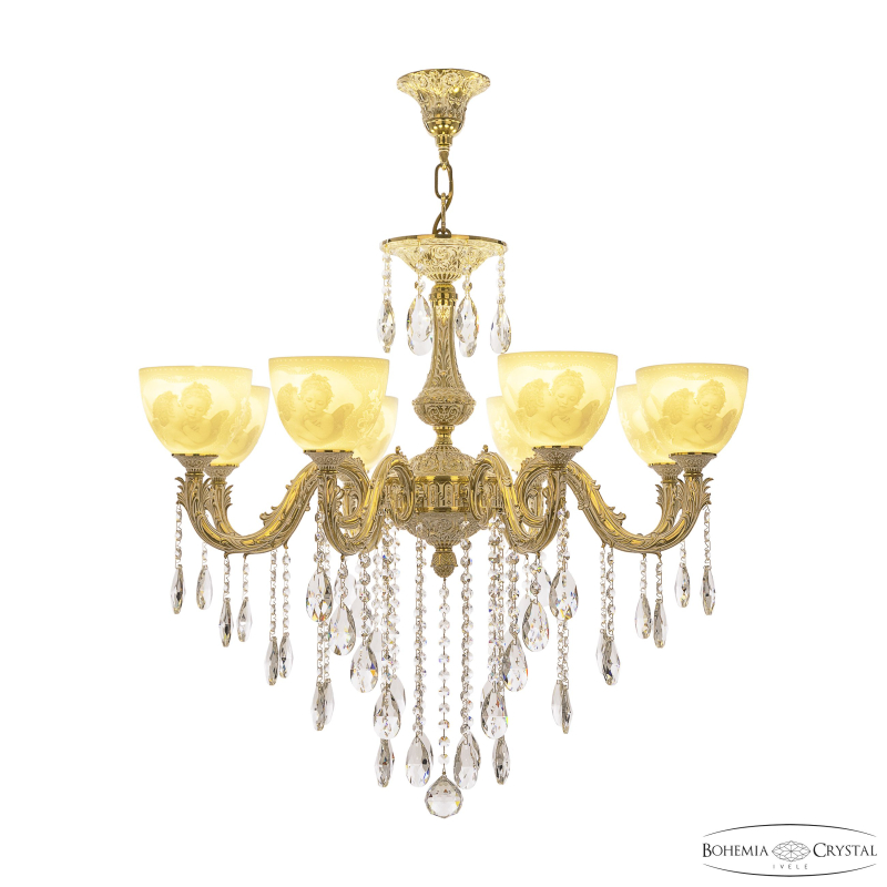 Подвесная люстра Bohemia Ivele Crystal Florence 71101/8/250 B GW P1 U Angel