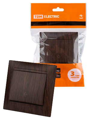 Выключатель одноклавишный на 2 направления Лама TDM Electric SQ1815-0406