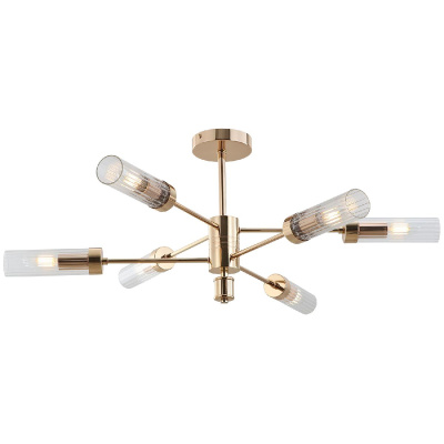 Люстра на штанге Illumico IL5608-6CST-79 GD