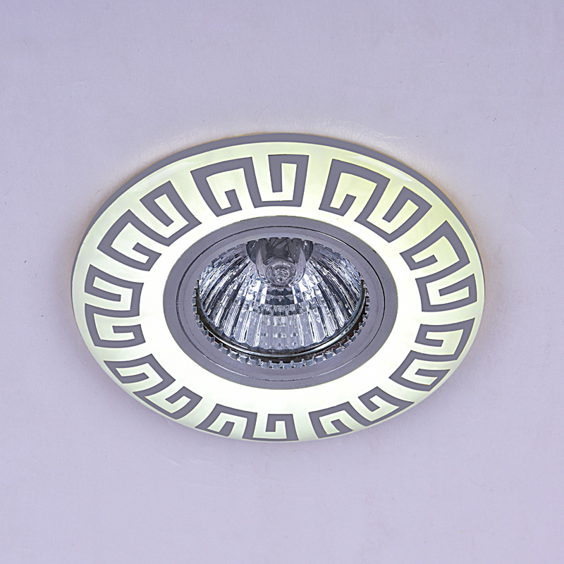 Встраиваемый светильник Reluce 09504-9.0-001MN MR16+LED3W WH/CR