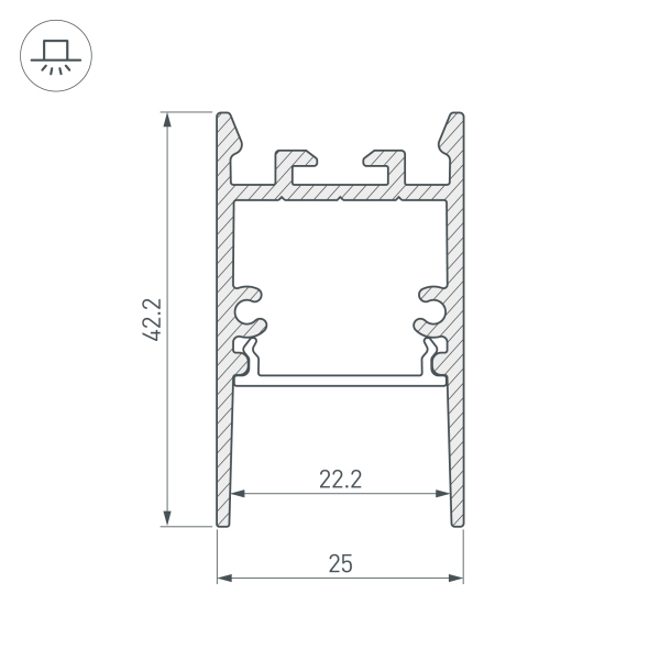 Профиль Arlight SL-COMFORT 031727