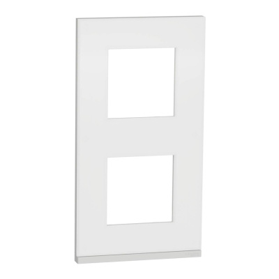 Рамка 2-постовая Schneider Electric Unica New NU6004V89