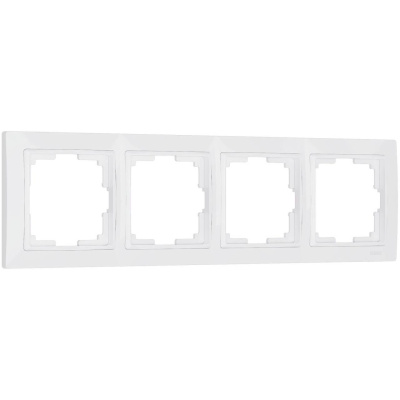 Рамка на 4 поста Werkel Snabb basic белый W0042001 4690389161414
