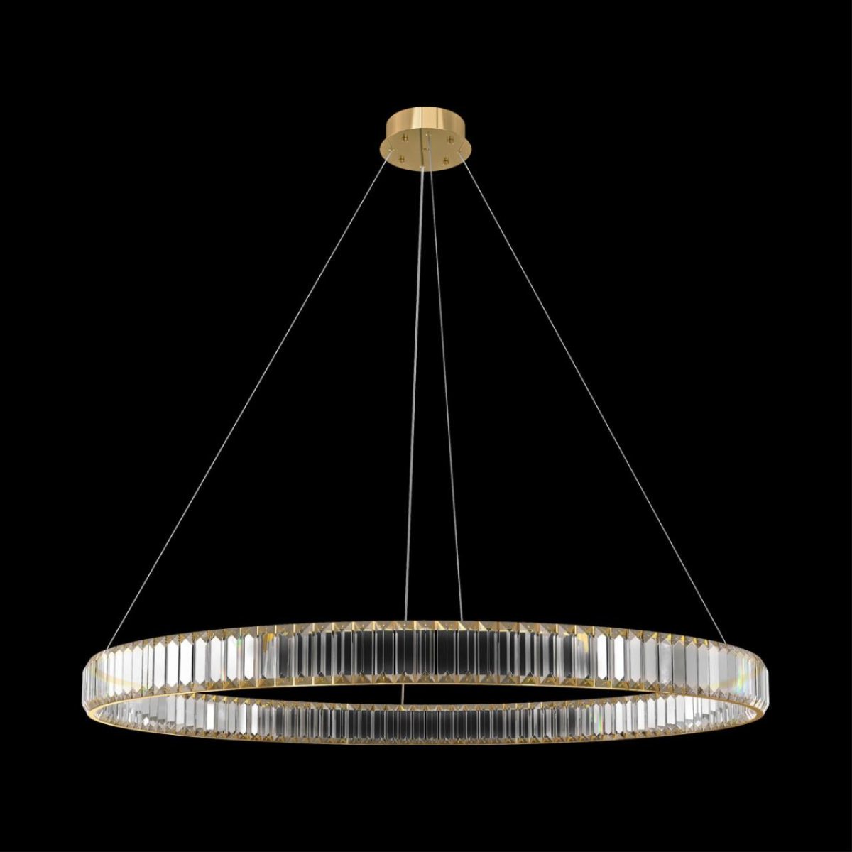 Подвесная люстра Loft IT Crystal ring 10135/1000 Gold