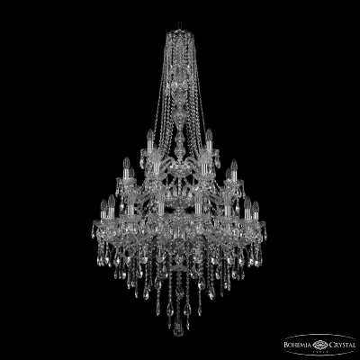 Подвесная люстра Bohemia Ivele Crystal 1415/16+8+4/300/h-155/3d Ni