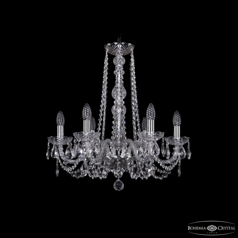 Подвесная люстра Bohemia Ivele Crystal 1402/6/195/h-58 Ni
