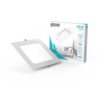Встраиваемый светильник Gauss Elementary Downlight 998520224