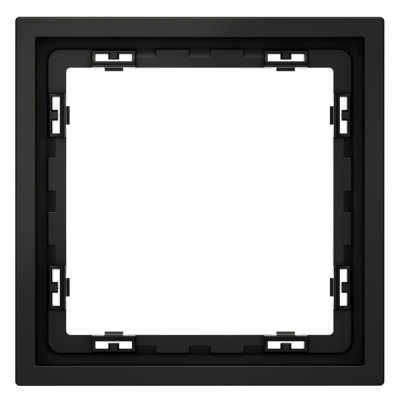 Рамка на 1 пост Voltum S70 VLS100108 (черный матовый)