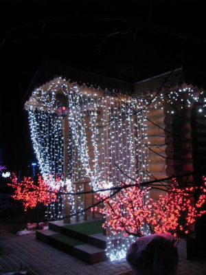 Светодиодная гирлянда (UL-00001356) Uniel занавес 220V белый ULD-C2030-240/TWK White IP67