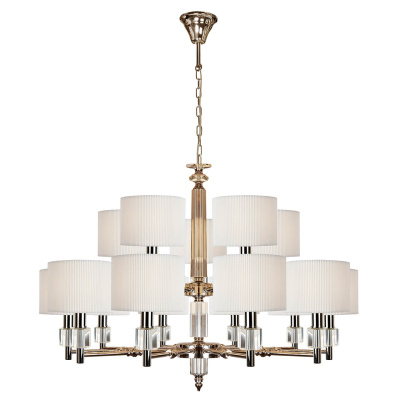 Подвесная люстра iLamp Alesti P2424-10+5 Nickel