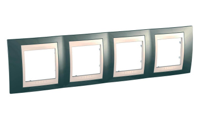 Рамка 4-постовая Schneider Electric Unica Хамелеон MGU6.008.524