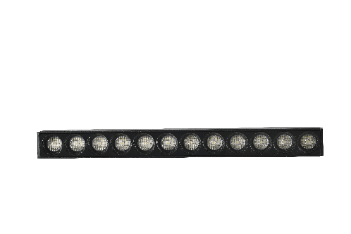 Трековый магнитный светильник iLedex Vision 4822-002-L235-12W-38DG-3000K-BK