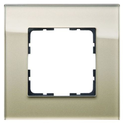 Рамка Jasmart G-Glass шампань 1-постовая G1001GG