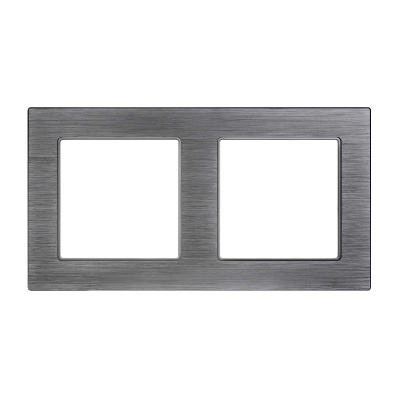 Рамка на 2 поста Arlight FRM-PRESTO-ALS-2-GR 043856