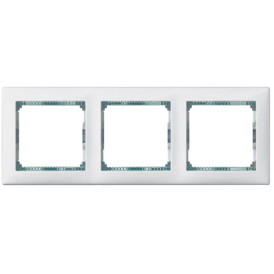 Рамка 3-постовая Legrand Valena белая/кристалл 774463