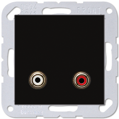 Розетка аудио Jung MAA1021SW