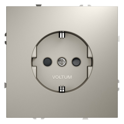 Розетка со шторками Voltum S70 VLS040203 (кашемир)