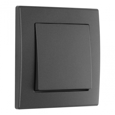 Выключатель одноклавишный Arte Milano SET06-1-30-1 black