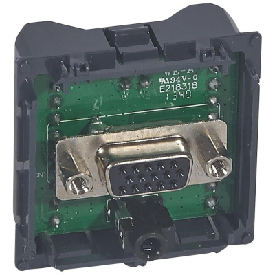 Розетка аудио/видео HD15+Jack 3.5 Legrand Celiane 067319