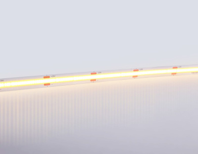 Светодиодная лента Ambrella Light Illumination COB 528Led/14W m/ 24V IP20 3000K/ 5m*10mm*2mm (2 конт.) GS4751