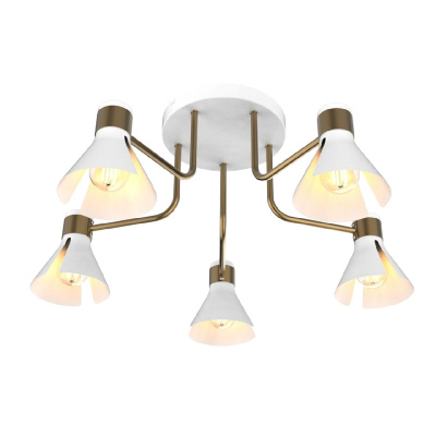 Потолочная люстра IMEX MD.8312-5-S-WH+AB