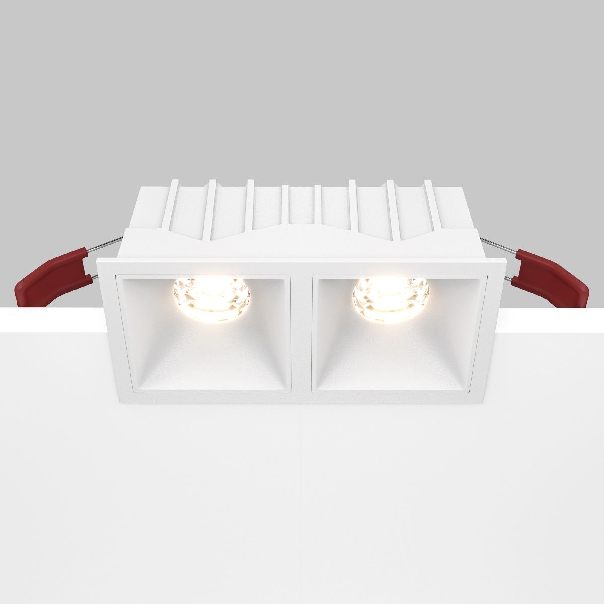 Встраиваемый светильник Maytoni Technical Alfa LED DL043-02-10W3K-SQ-W