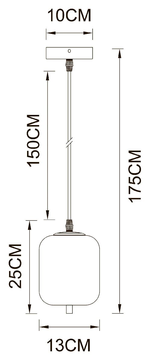 Подвесной светильник Arte Lamp Freddie A2234SP-1PB
