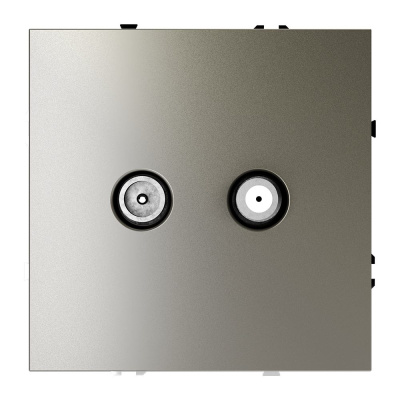 Розетка телевизионная Voltum S70 VLS060404 (шелк)