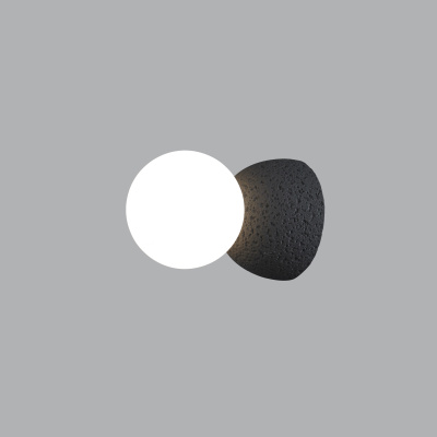 Бра iLamp Foxtrot 10695W/1-D100 BK-WH