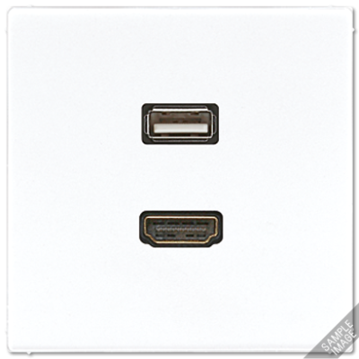 Розетка HDMI/USB Jung MALS1163